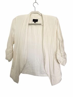 Skies Are Blue White/Cream Blazer Padded Shoulders